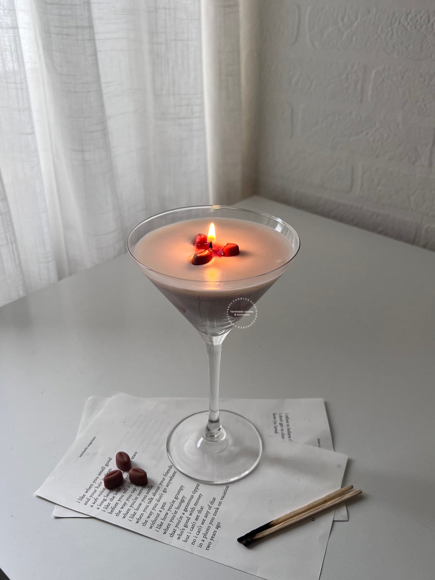 Espresso Martini Kerze