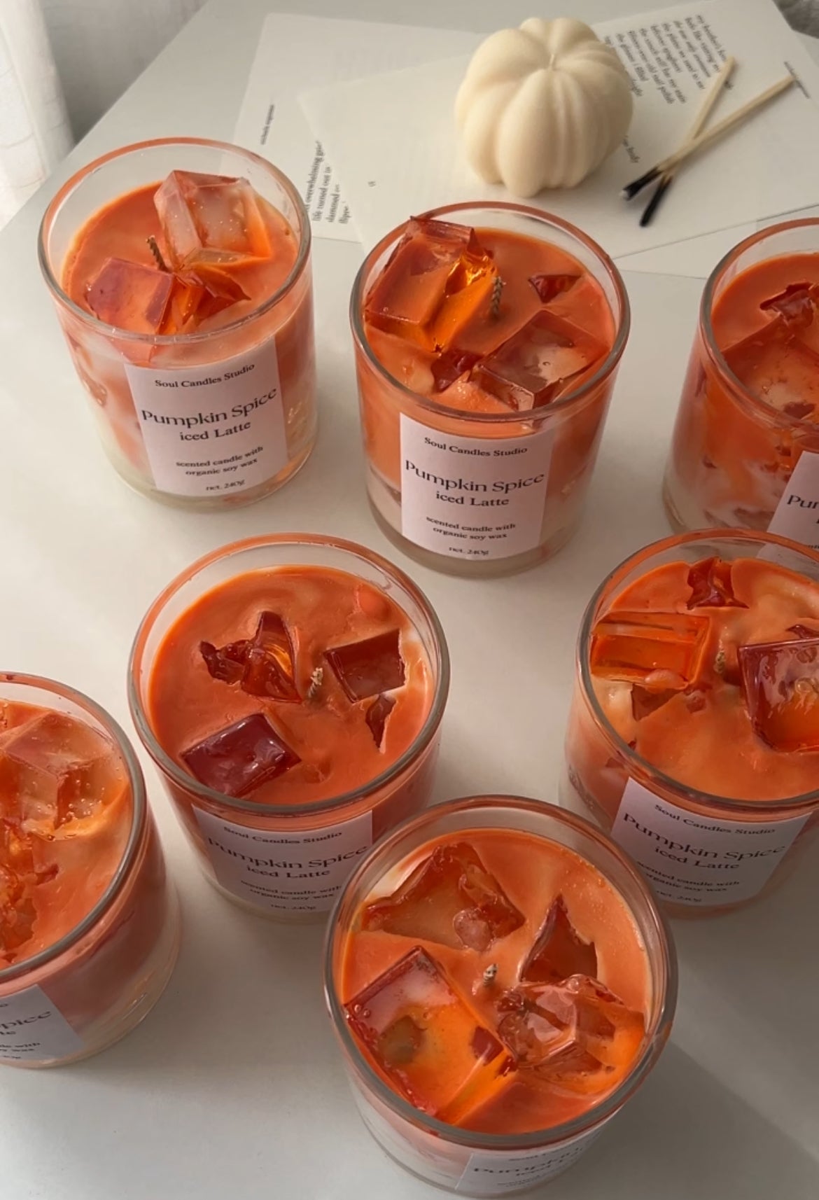 Pumpkin Spice Latte Kerze
