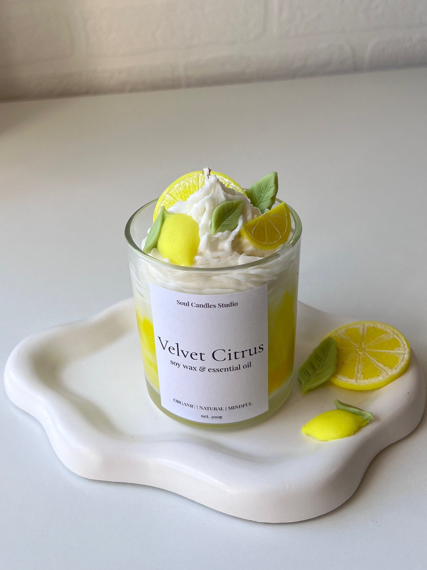 Velvet Citrus Kerze