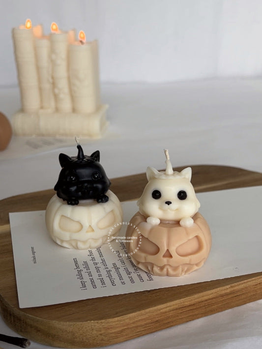 Spooky Cat Kerze