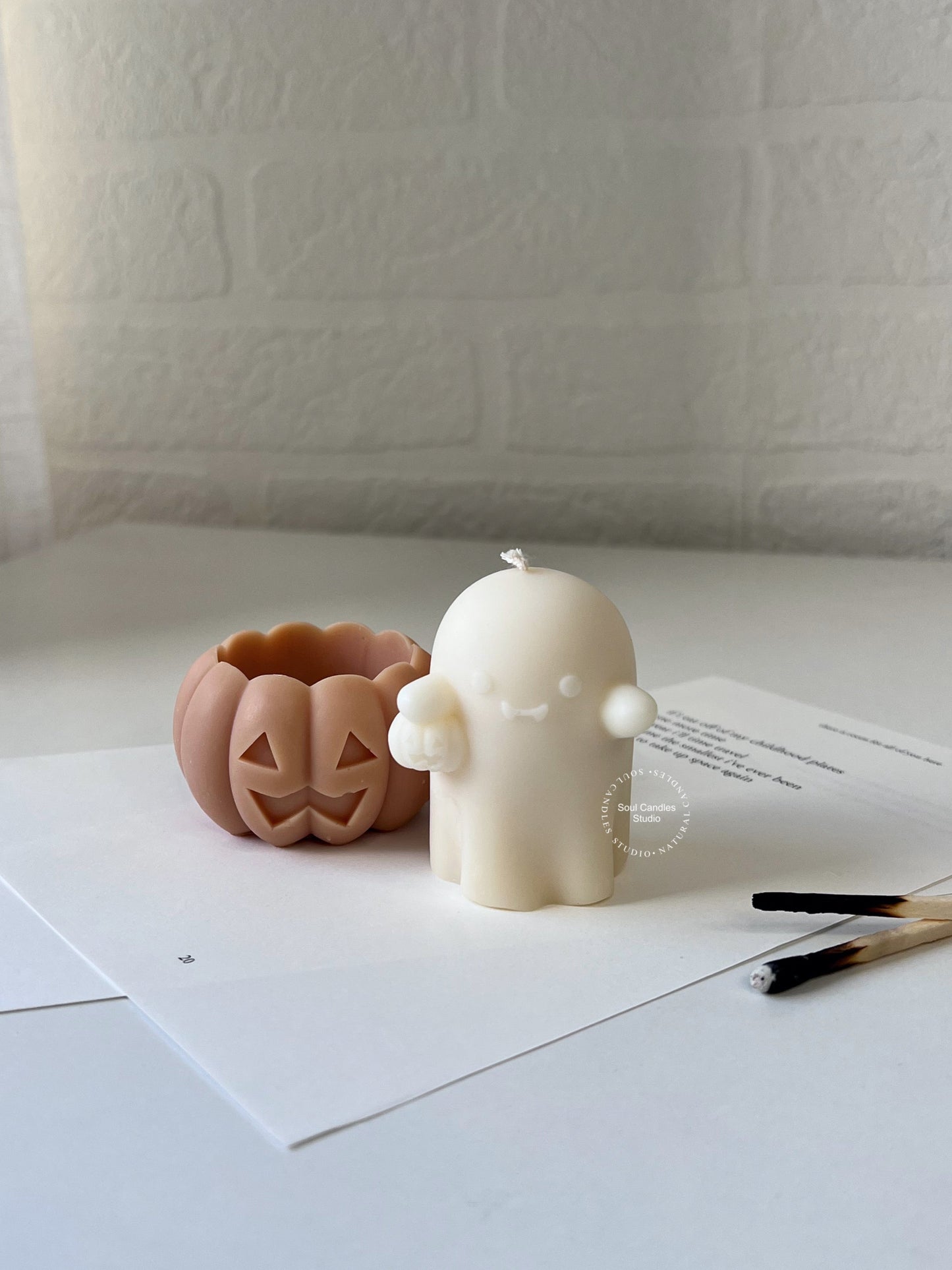 Stackable Ghost Kerze