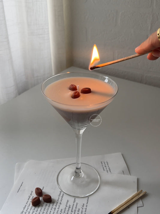 Espresso Martini Kerze