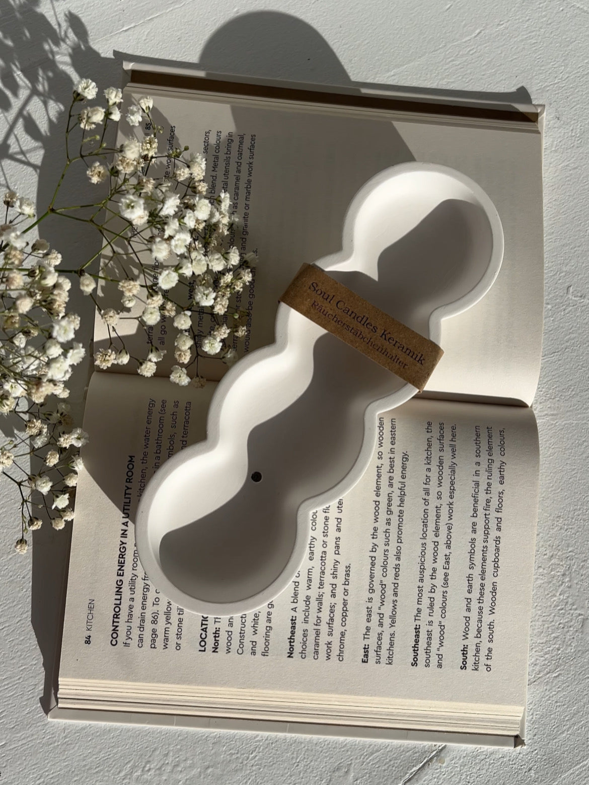 Räucherstäbchenhalter „wavy“