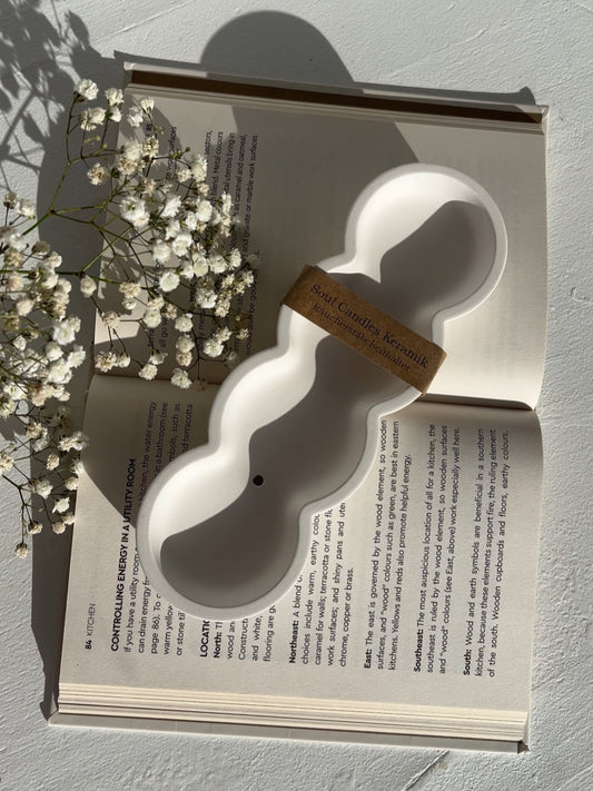 Räucherstäbchenhalter „wavy“