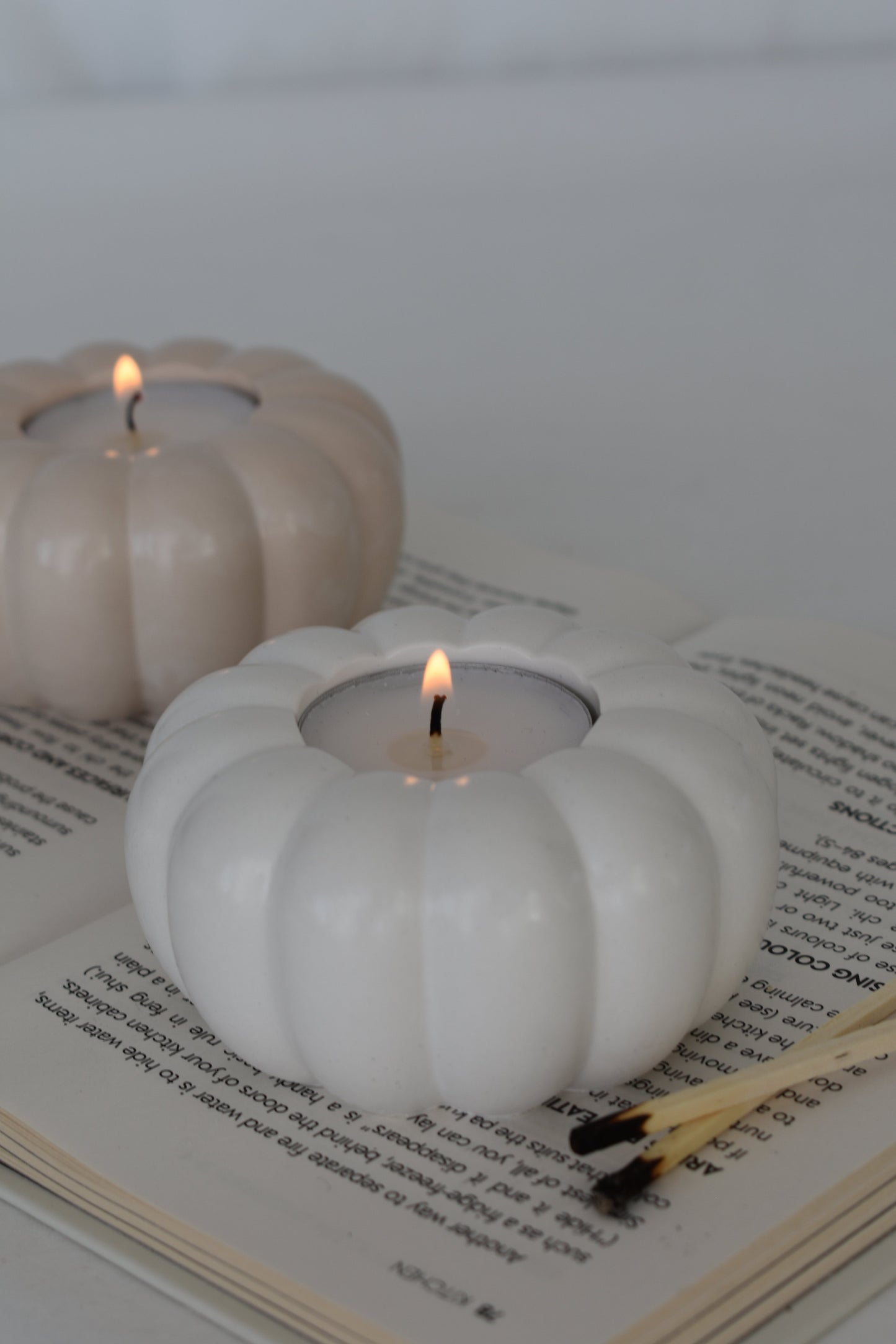 Kürbis Teelichthalter