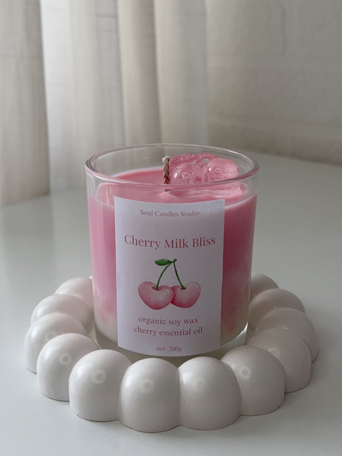 Cherry Milk Bliss Kerze