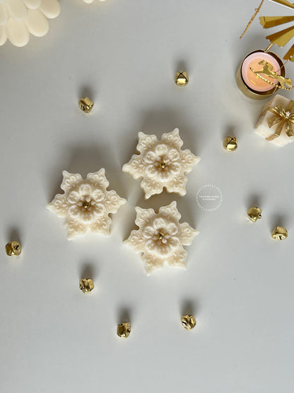 Snowflake Kerze