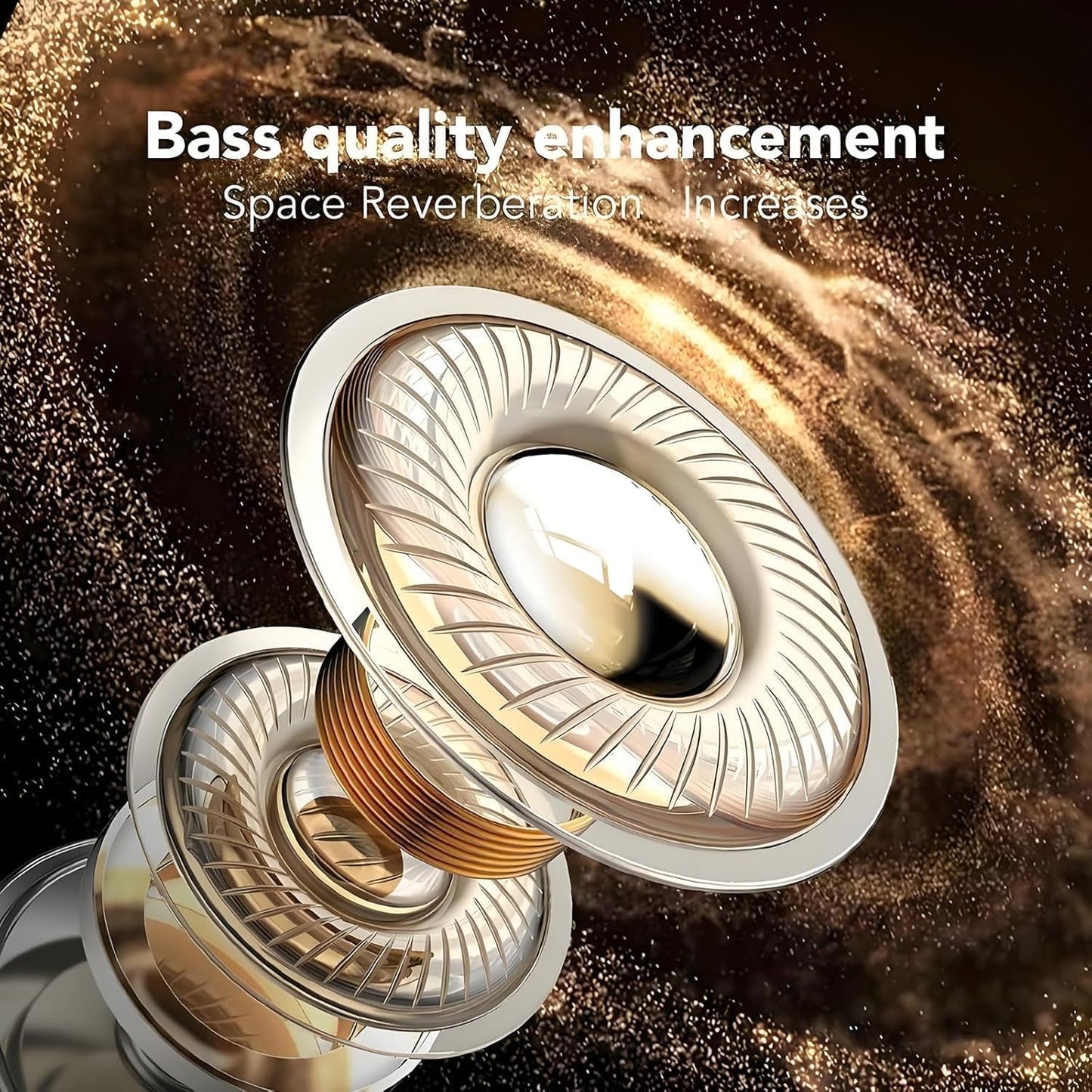 Bluetooth 6.0 Earbuds – Immersive 3D Sound, AI Translator, Waterproof & Noise Cancelling