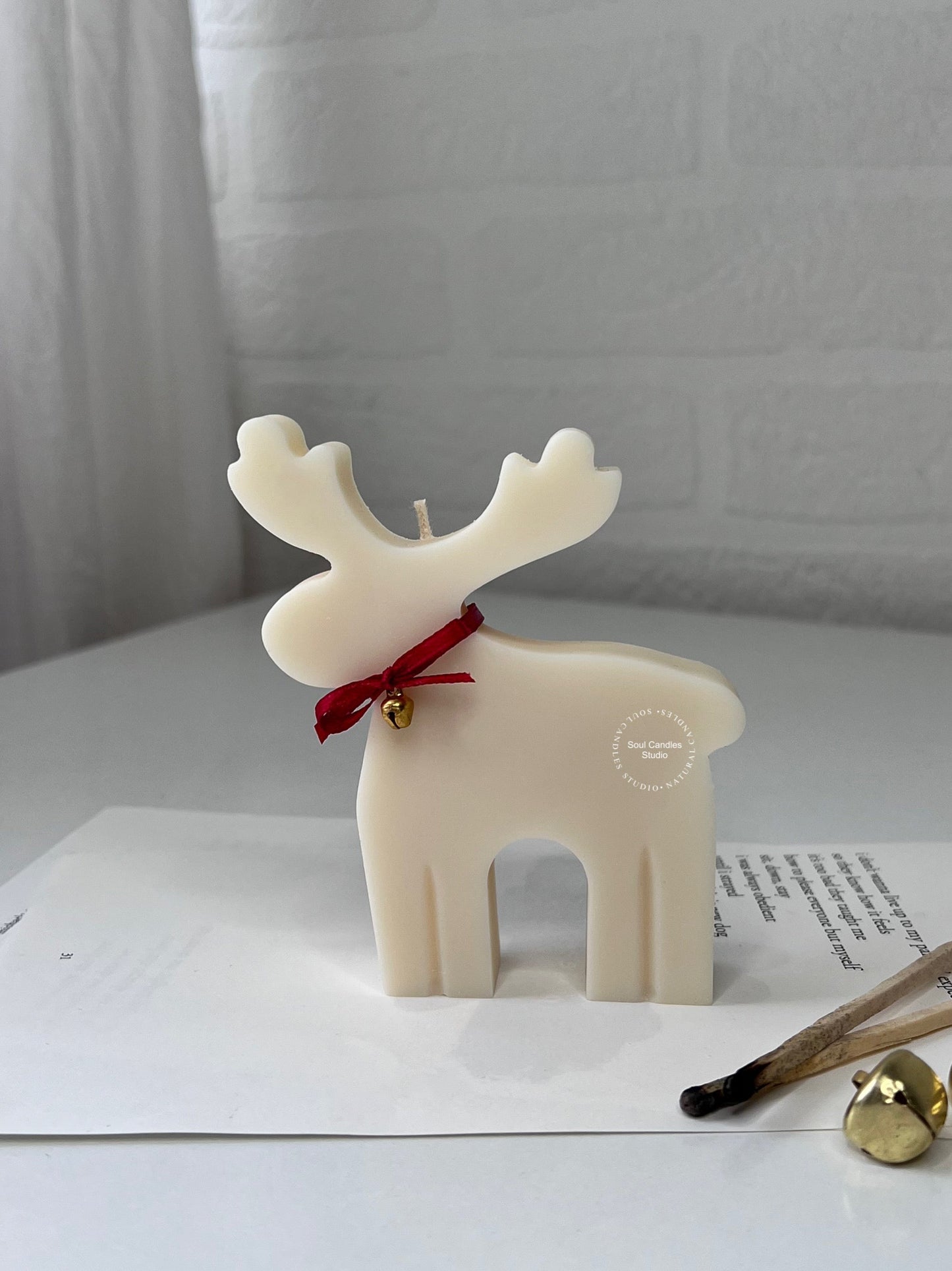 Rentier Kerze