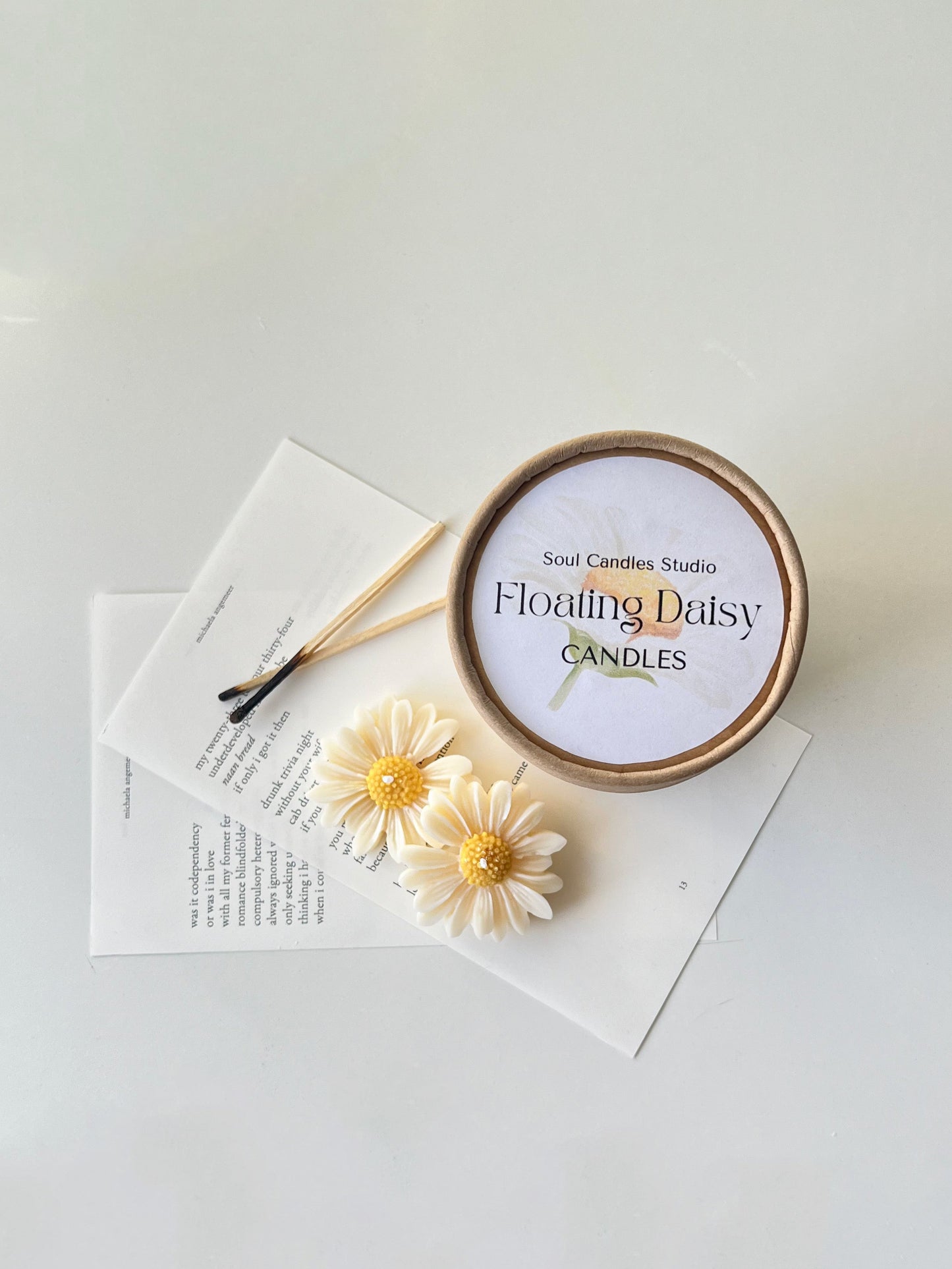 Floating Daisy Kerzen