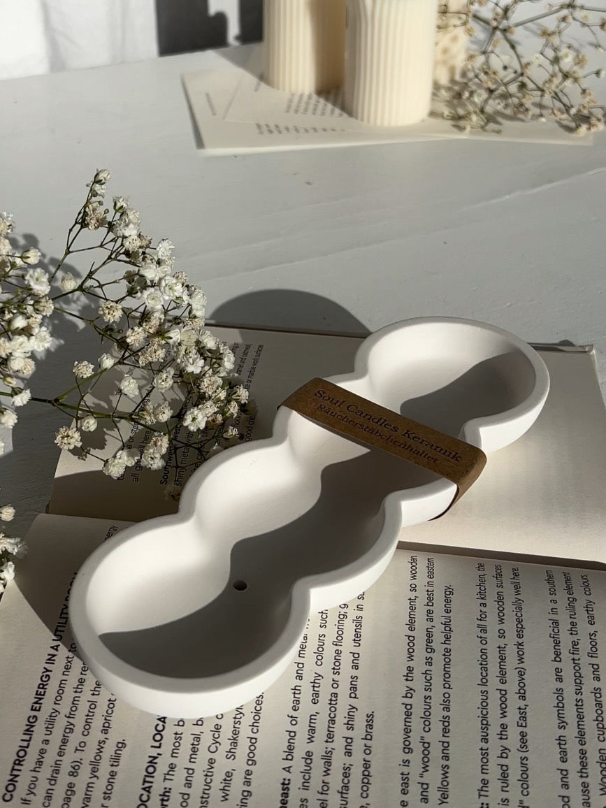 Räucherstäbchenhalter „wavy“