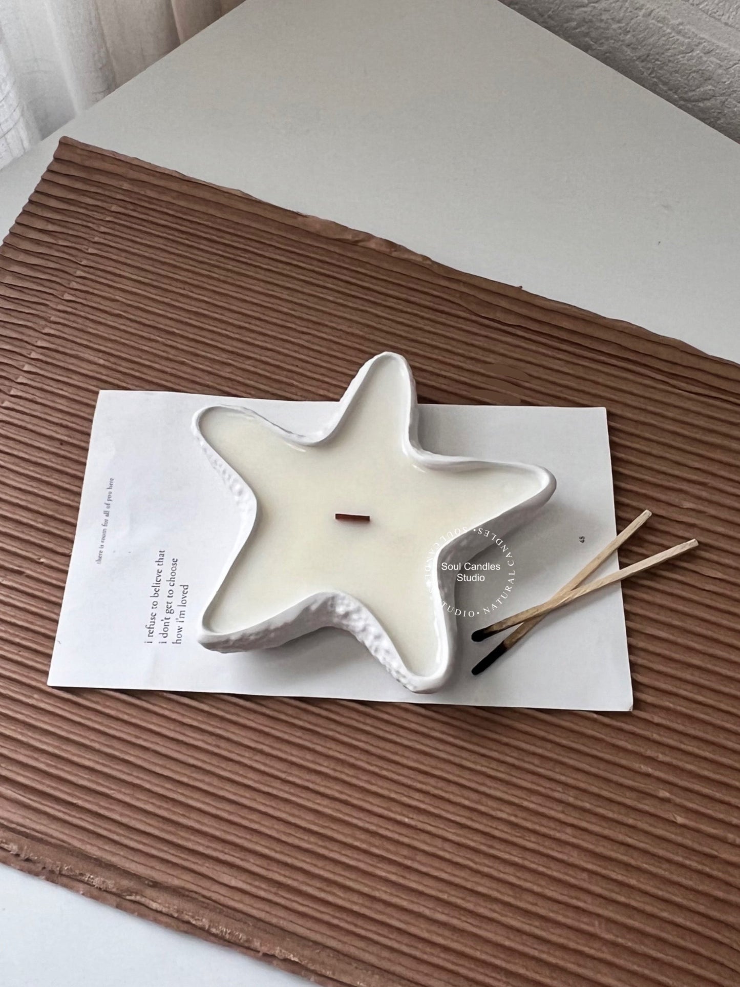 Starfish Kerze