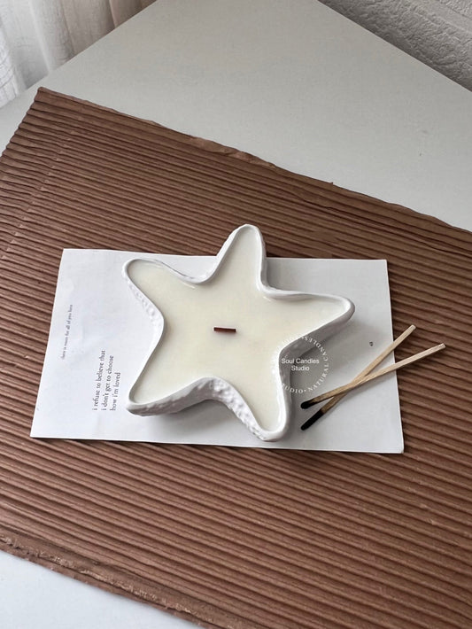 Starfish Kerze