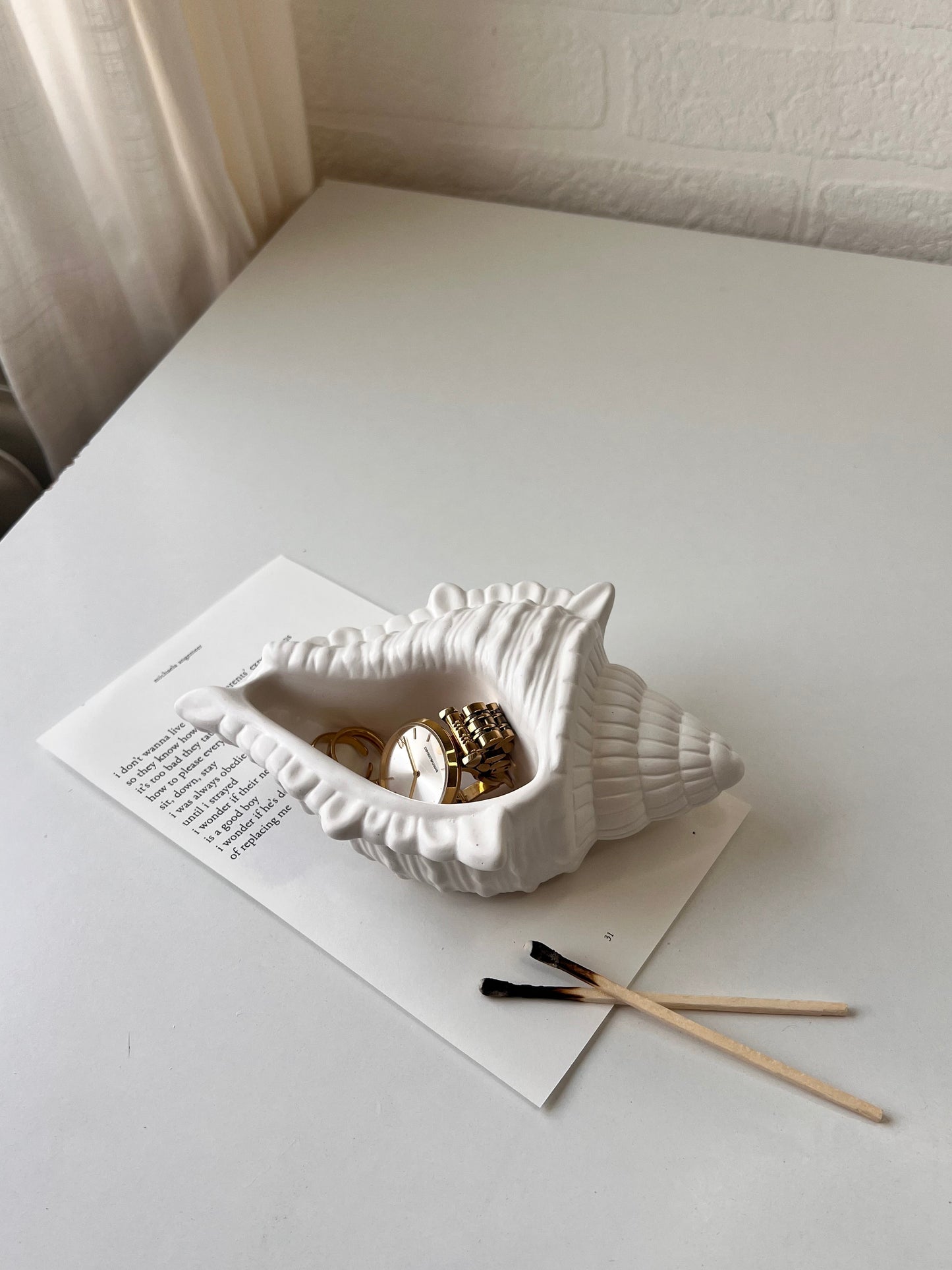 Conch Shell Schmuckschale