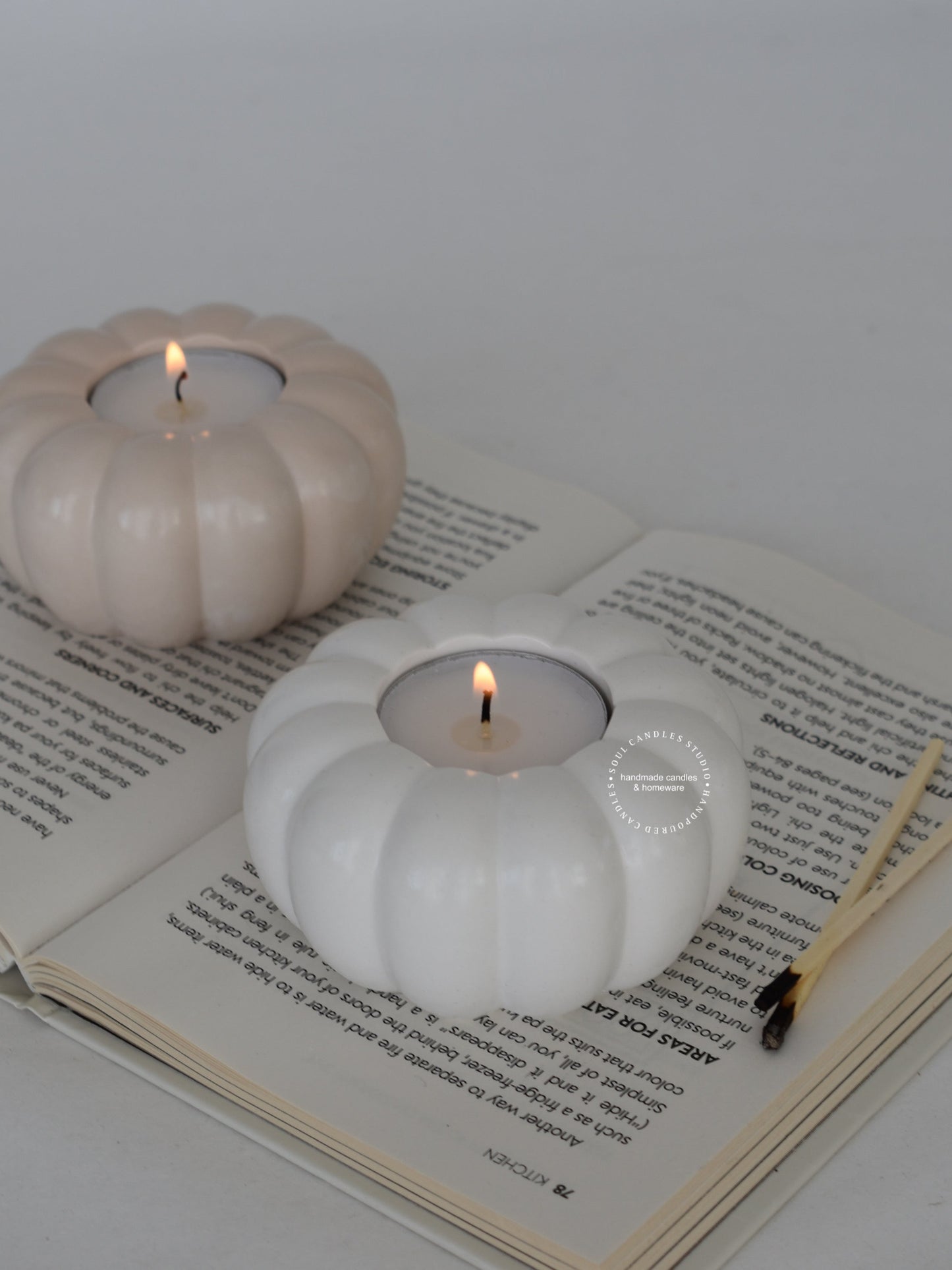 Kürbis Teelichthalter