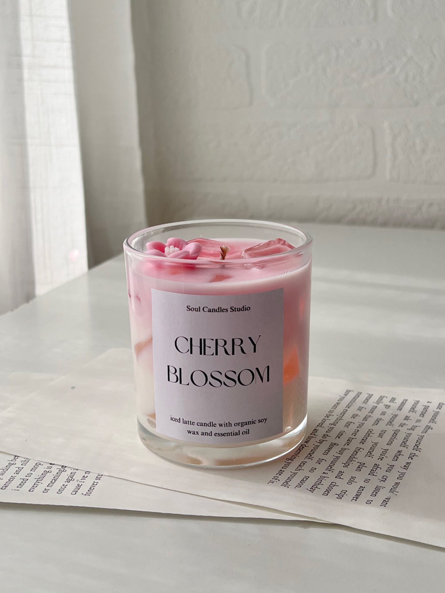 Cherry Blossom Kerze