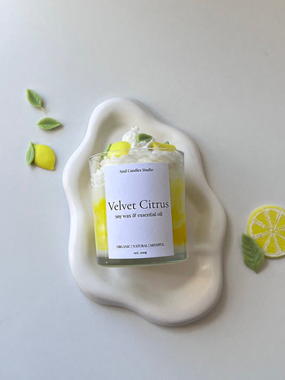 Velvet Citrus Kerze
