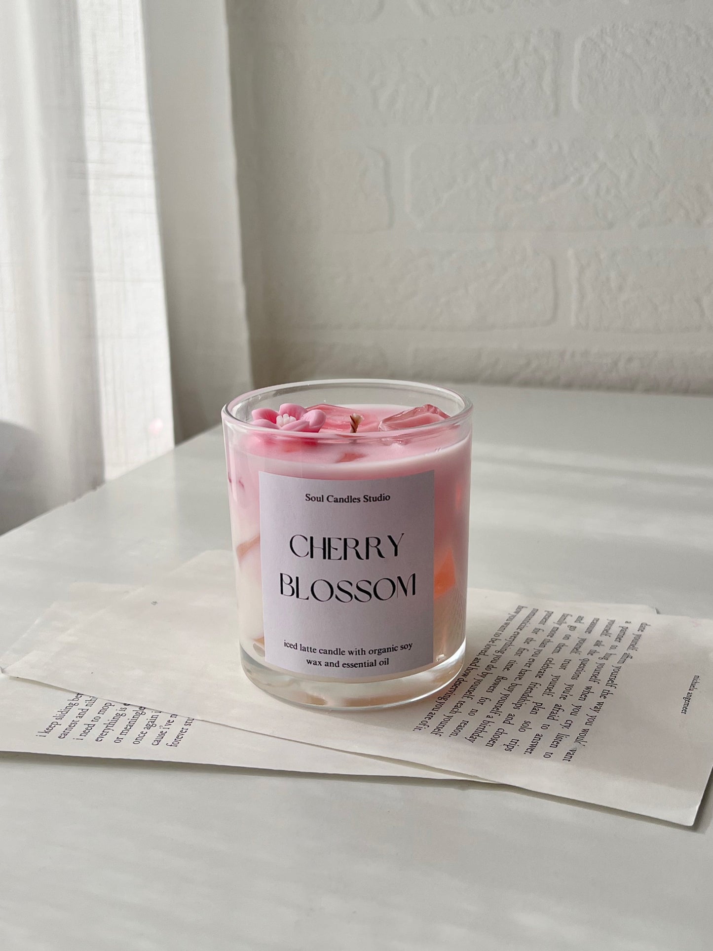 Cherry Blossom Kerze