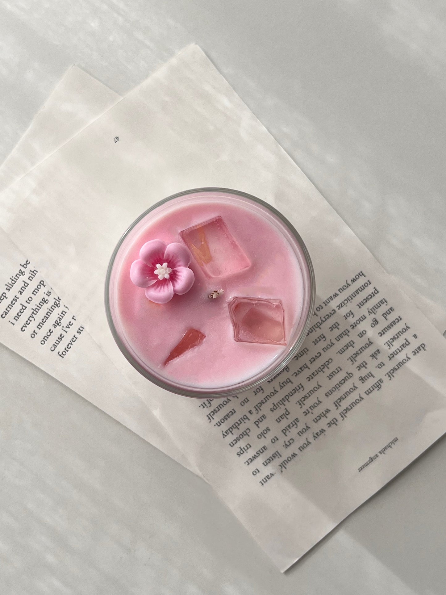 Cherry Blossom Kerze