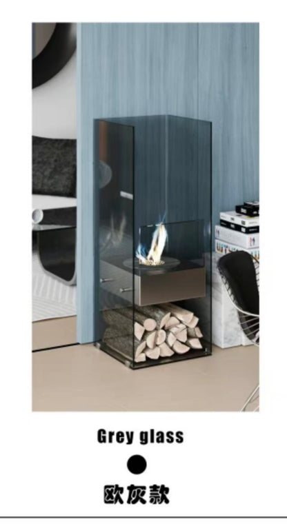 Element Custom 360° View Ethanol Fireplace | Luxury Freestanding Fireplace for Home & Commercial