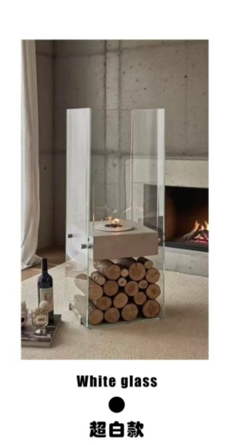 Element Custom 360° View Ethanol Fireplace | Luxury Freestanding Fireplace for Home & Commercial