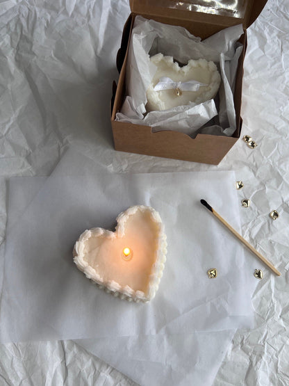 Herzkuchenkerze