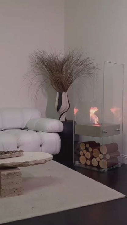 Element Custom 360° View Ethanol Fireplace | Luxury Freestanding Fireplace for Home & Commercial